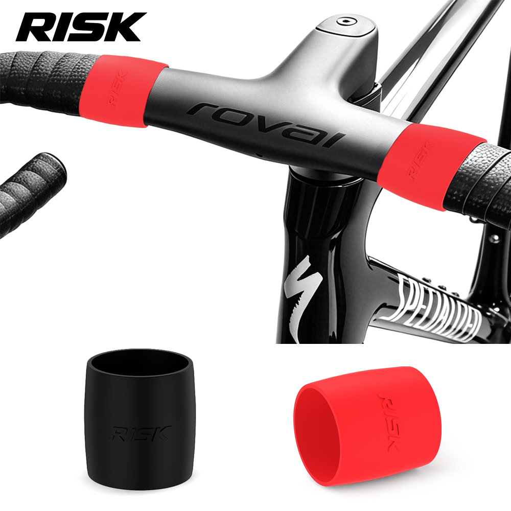 Bell Handlebar Ring - 2 Stück/Beutel RISK Rennrad Elastische Lenkerband-Fixierhülsen