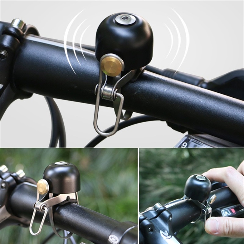Bell Handlebar Ring - Retro-Klassische Fahrradklingel mit lautem, klarem Klang,